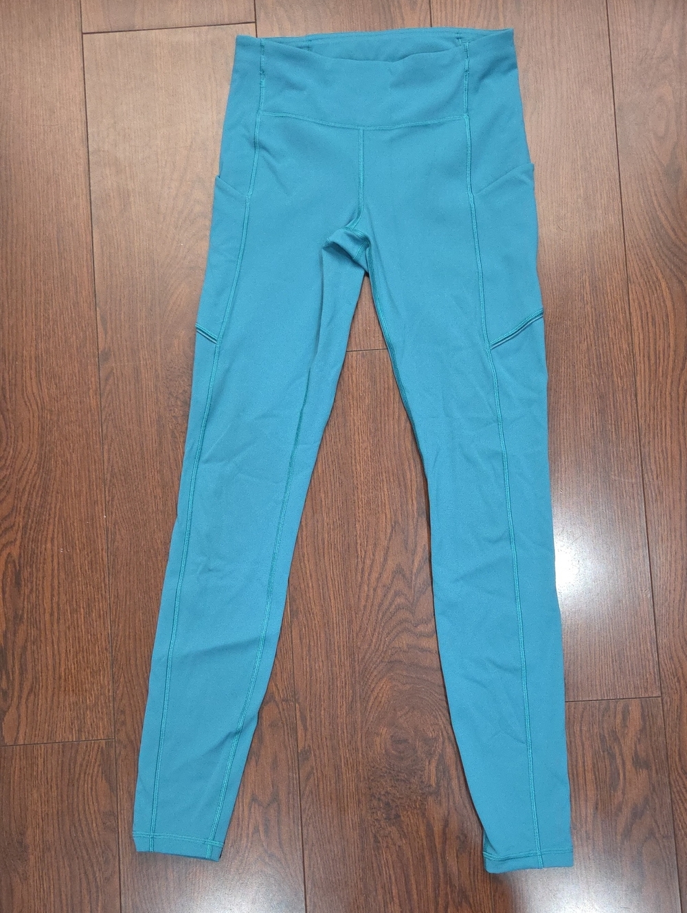 Lululemon Teal High-Waist Performance Leggings Size 4
